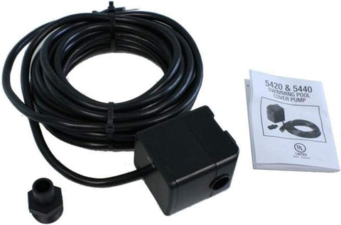 Swimline 5440 Manual Pool Cover Pump – 500 GPH with 25 ft Cord