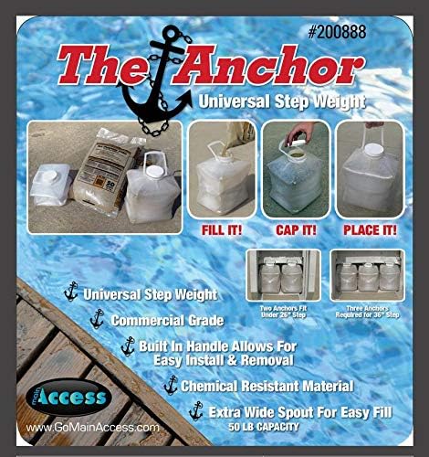Main Access 200888 Universal Step Anchor 50lb Capacity
