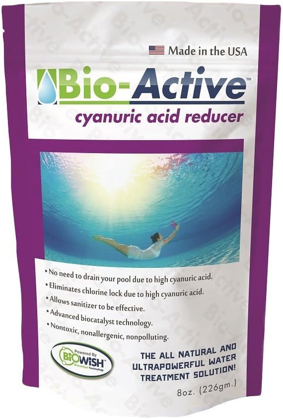 Bio-Active Cyanuric Acid Reducer 8 oz. (Pack of 2)