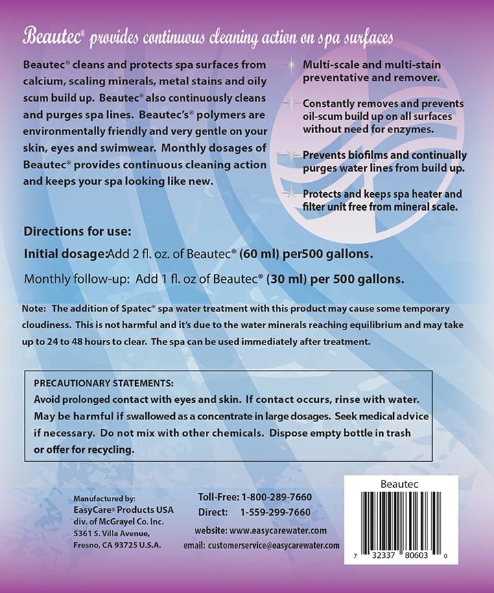Easy Care Beautec for Spas, 12 oz.