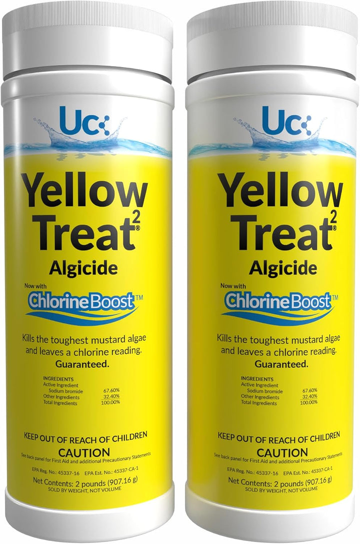 United Chemical Yellow Treat Mustard & Yellow Pool Algaecide 2 lb (Pack of 2)