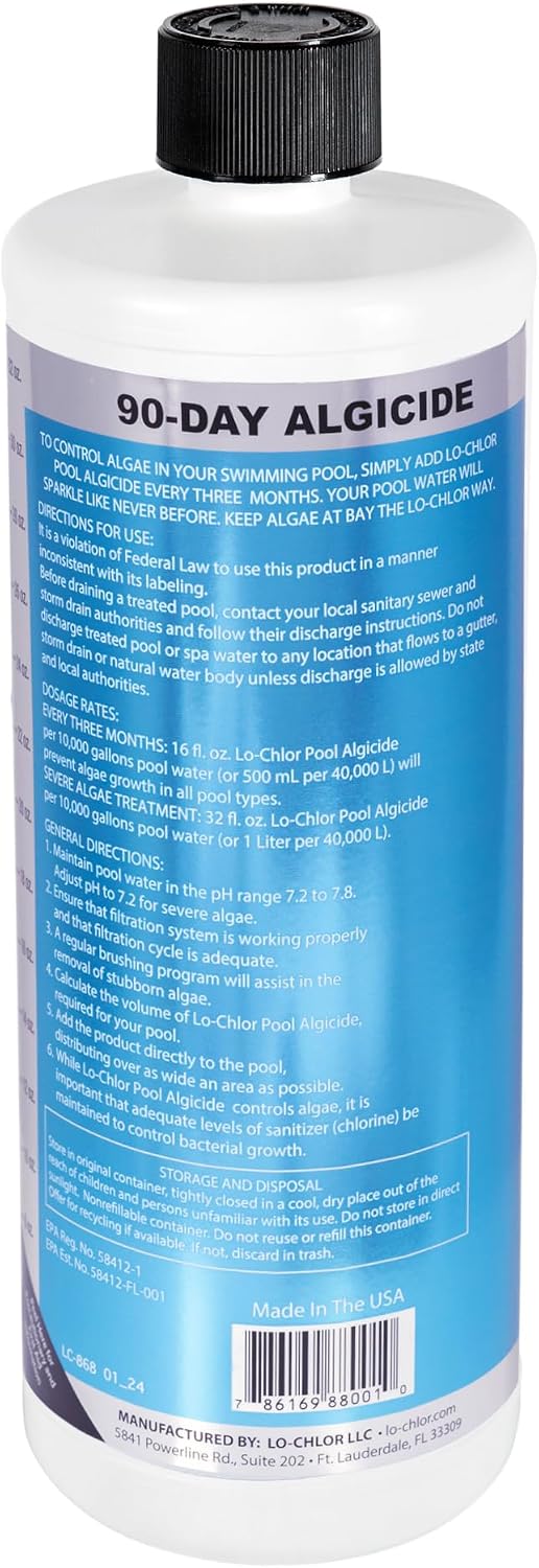 Lo-Chlor 90-Day Pool Algaecide 32 oz