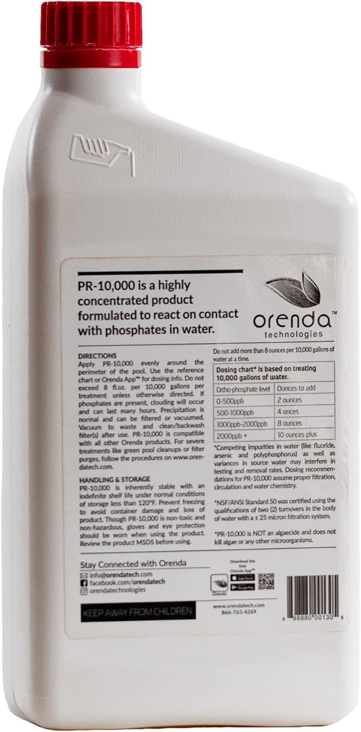 Orenda PR-10,000 Phosphate Remover Concentrate 32oz. (Pack of 4)