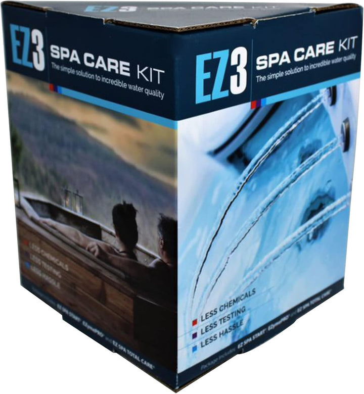 APi EZ3 Spa Care Kit – Complete 3-Step Hot Tub Water Care System, Includes Sanitizer, Shock & Conditioner