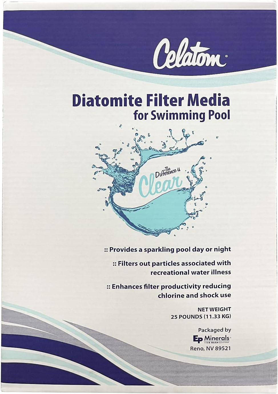 Celatom Diatomite Filter Media Diatomaceous Earth 25lb