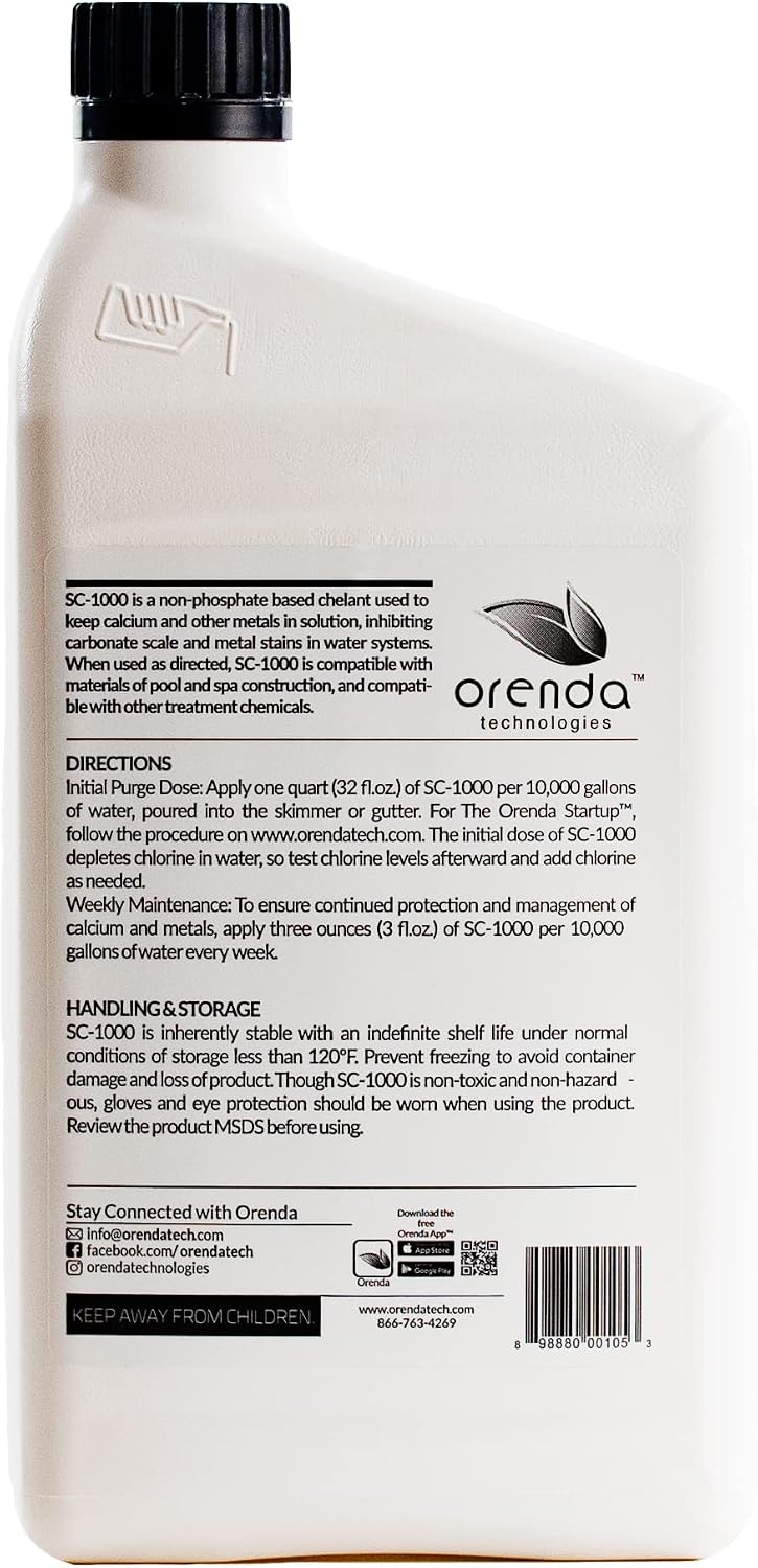 Orenda SC-1000 Scale & Metal Control 32 oz