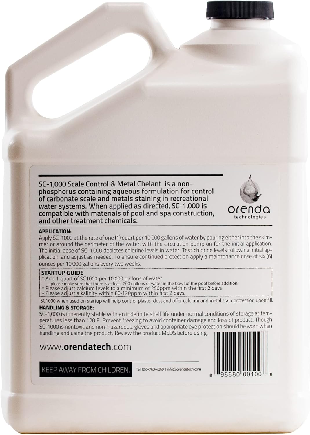 Orenda SC-1000 Scale Control & Metal 1 gallon