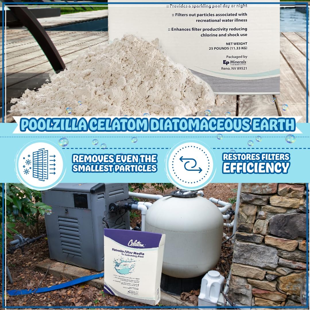 Celatom Diatomite Filter Media Diatomaceous Earth 25lb