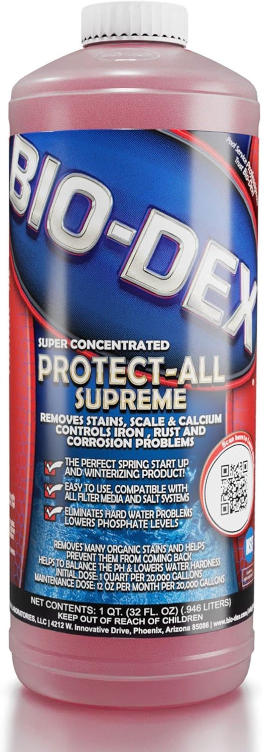 Bio-Dex Protect All Supreme 32 oz Bottle – PoolAndSpaFlow