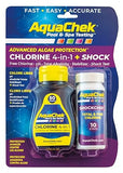 AquaChek Chlorine 4-in-1 + Shock Test Strips (50 strips)