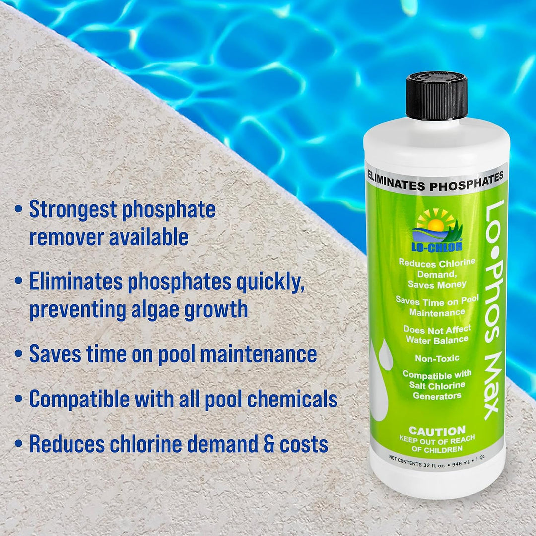 Lo-Chlor Lo-Phos Max Phosphate Remover 32 oz