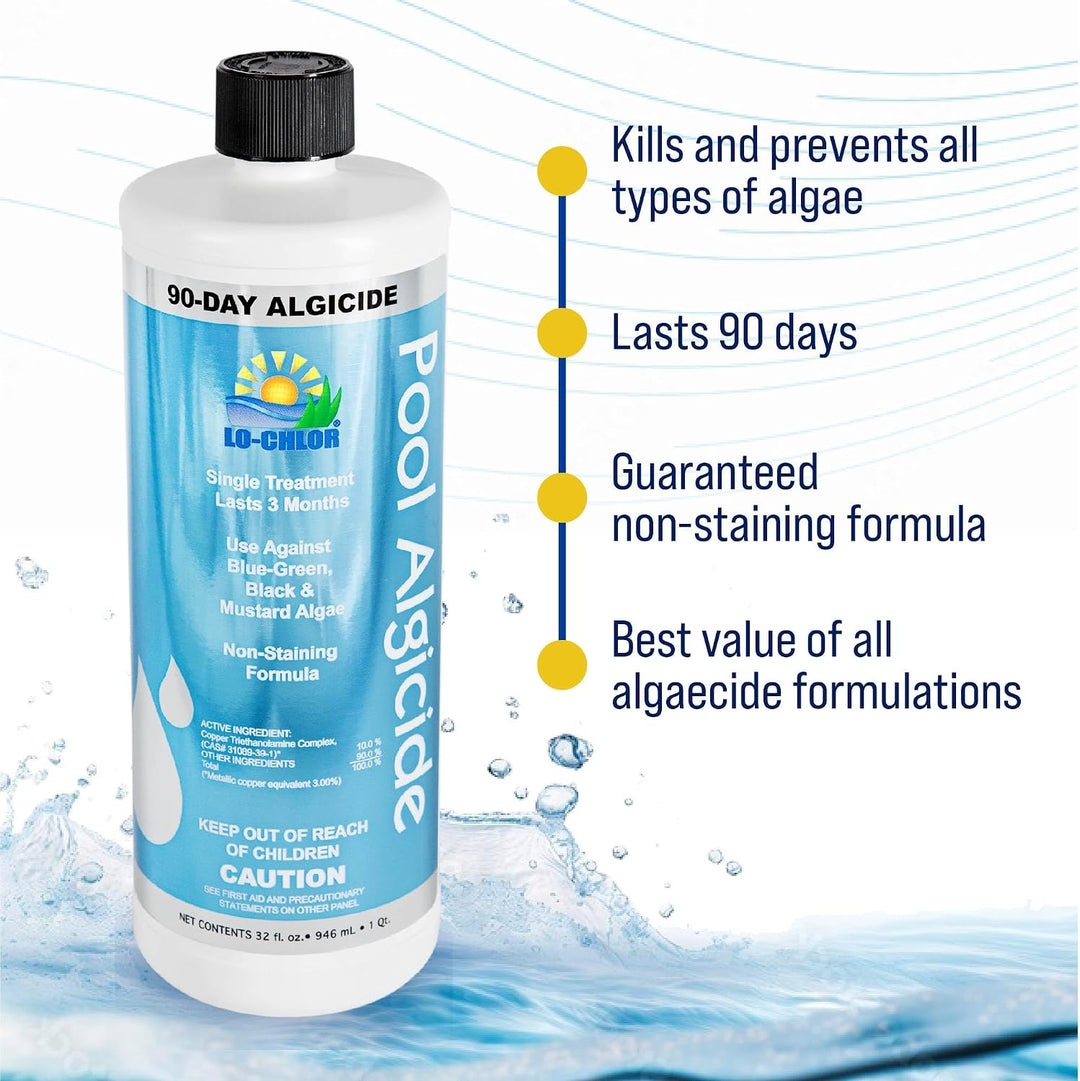 Lo-Chlor 90-Day Pool Algaecide 32 oz