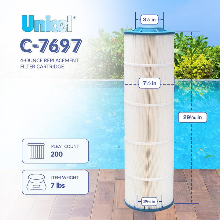 Unicel C-7697 4 Oz Media Replacement Swimming Pool Filter Cartridges