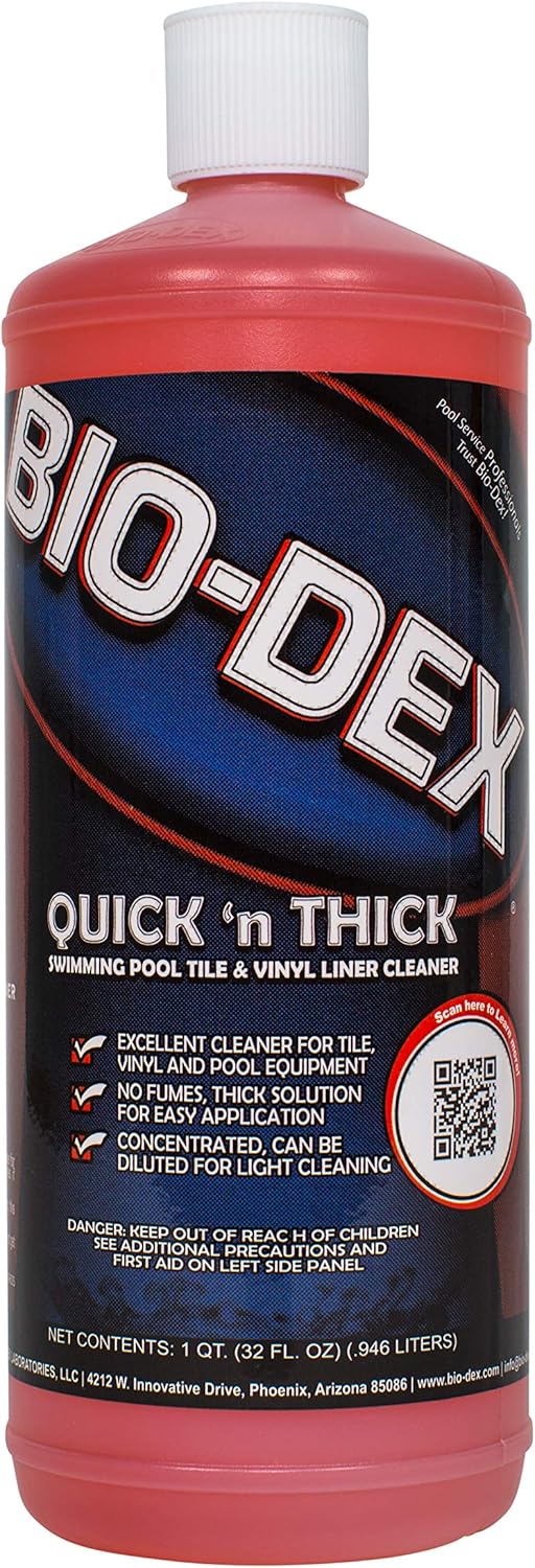 Bio-Dex Quick 'N Thick Tile Cleaner 32 oz Bottle – PoolAndSpaFlow