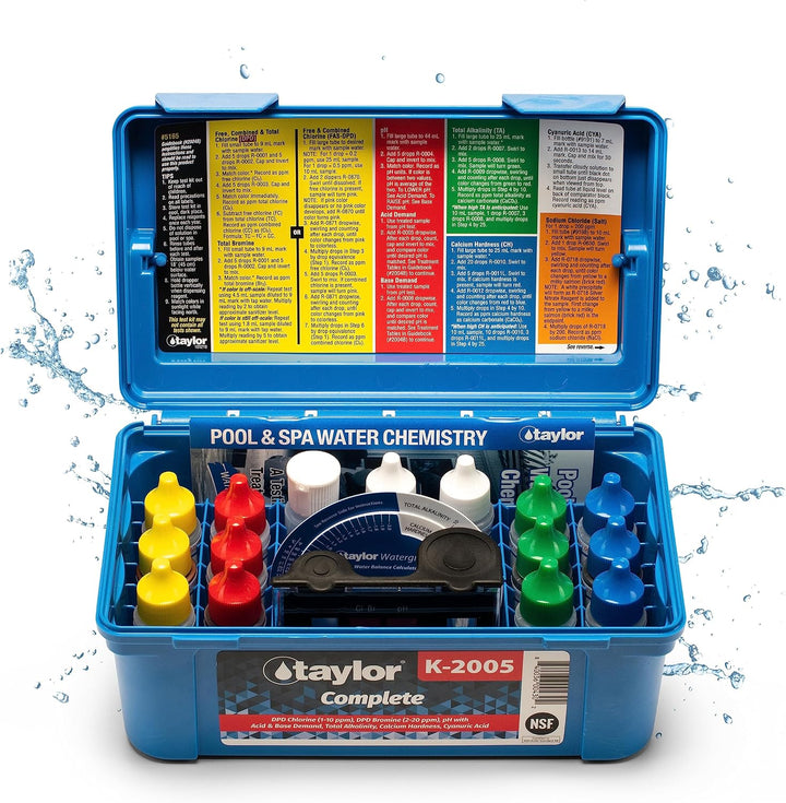 Taylor Complete High-DPD Professional Pool & Spa Test Kit – K-2005