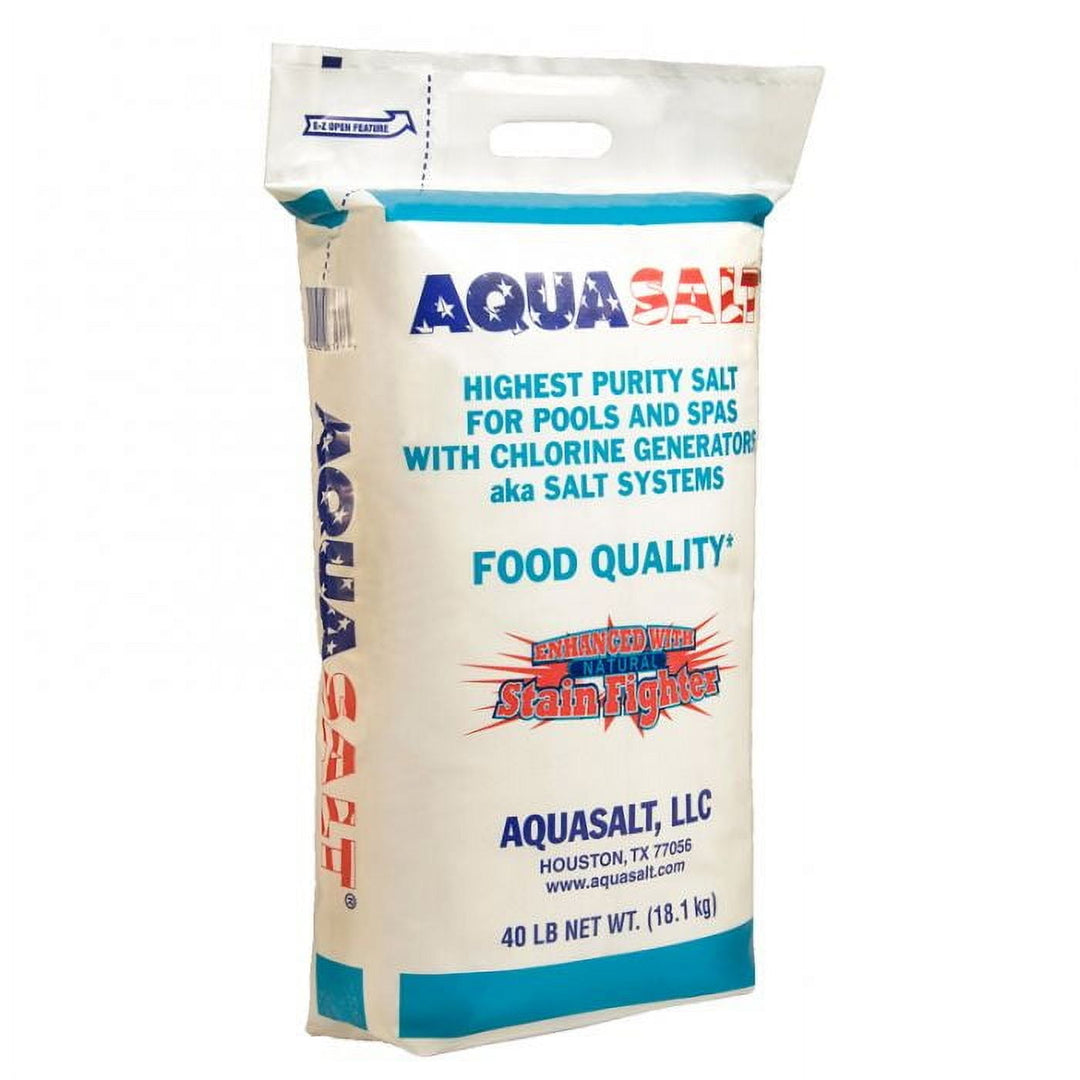 Aqua Salt Pool Salt – 40lb. Bag (Pack of 2)