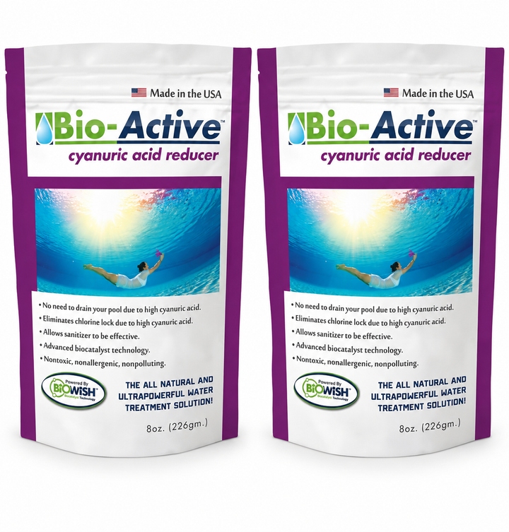Bio-Active Cyanuric Acid Reducer 8 oz. (Pack of 2)