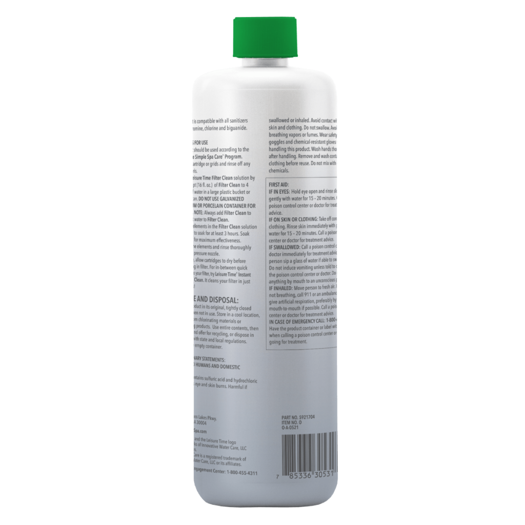 Leisure Time Filter Clean 32oz.