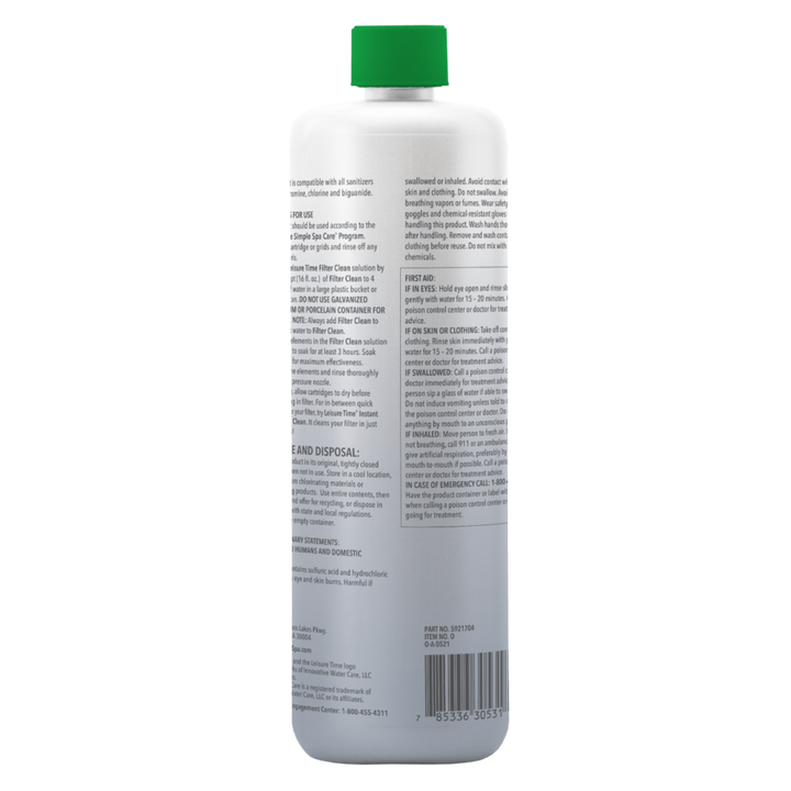 Leisure Time Filter Clean 32oz.