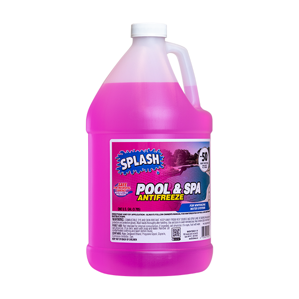 Splash Pink Pool & Spa Antifreeze 1 Gallon (Pack of 4)