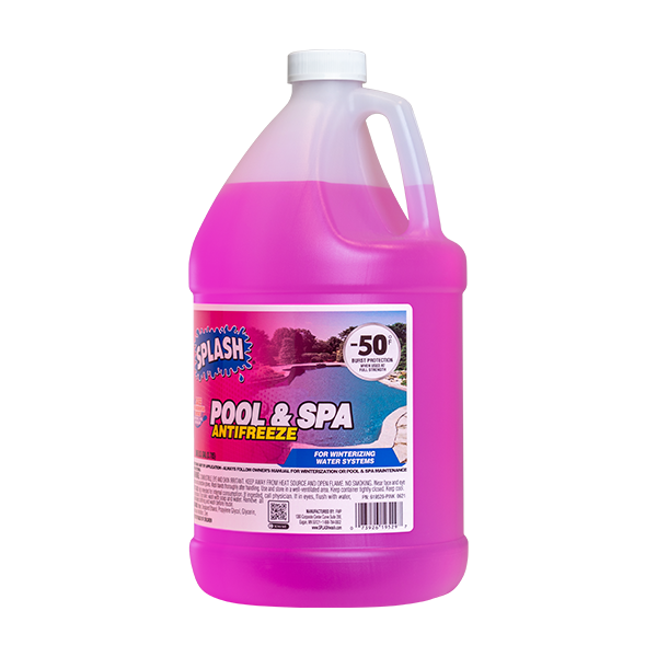 Splash Pink Pool & Spa Antifreeze 1 Gallon (Pack of 4)