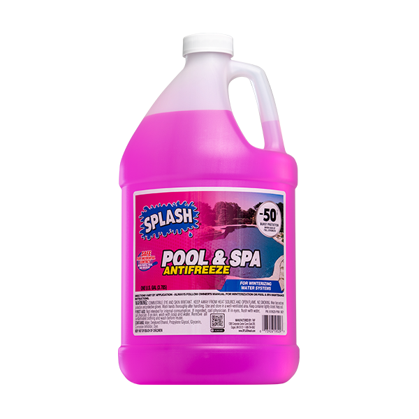 Splash Pink Pool & Spa Antifreeze 1 Gallon (Pack of 4)