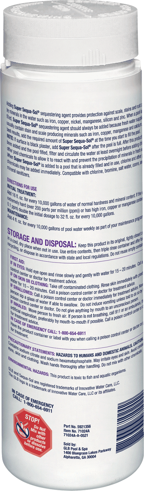 GLB Super Sequa-Sol 2lb.