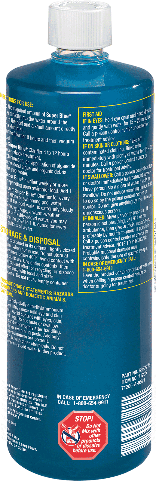 GLB Super Blue Clarifier 32oz.