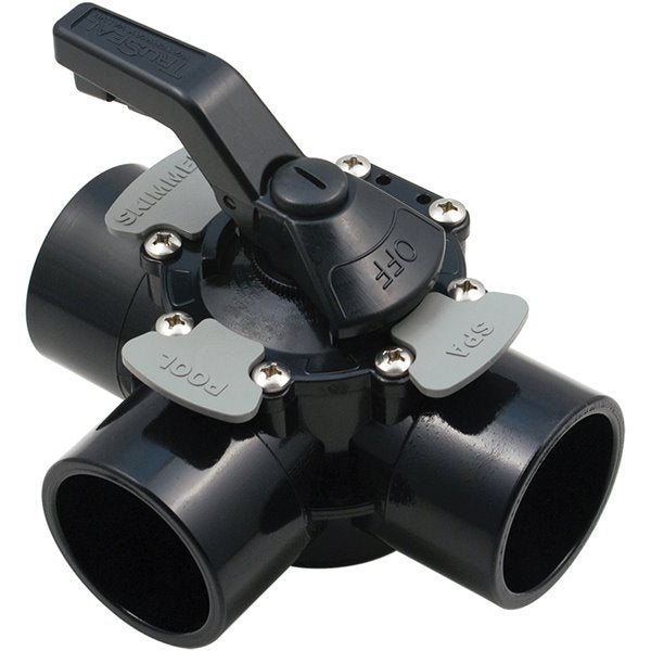 Waterway TruSeal 3-Way 2" x 2 ½" Diverter Valve 600-7100-CPVC