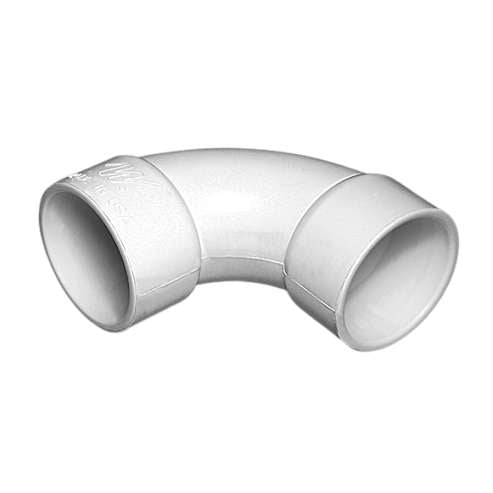 Waterway Plastics Socket Sweep 90 degree  2" Socket x 2" Socket 411-9130