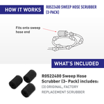 Polaris Sweep Hose Scrubber R0522400 (Pack of 3)