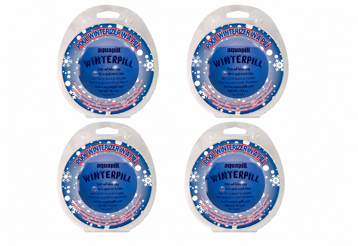 AquaPill WinterPill Pool Winterizer for Pools Up to 30,000 Gallons (Pack of 4)