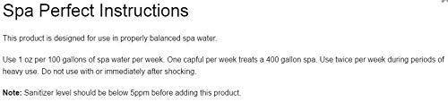 2) Natural Chemistry 04021 Hot Tub Spa Perfect Water Maintenance - 16oz Each