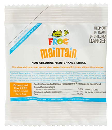 FROG Maintain Non-Chlorine Maintenance Shock Single Use Packets (Pack of 12)