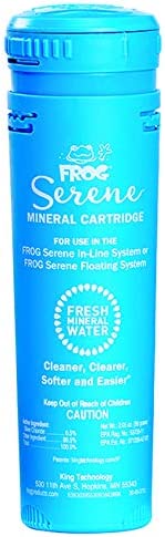 Frog Serene Mineral Cartridge (01-14-3812) – Spa Water Softening Replacement for Floating & In-Line Systems