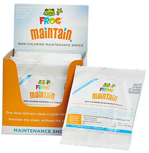 FROG Maintain Non-Chlorine Maintenance Shock Single Use Packets (Pack of 12)