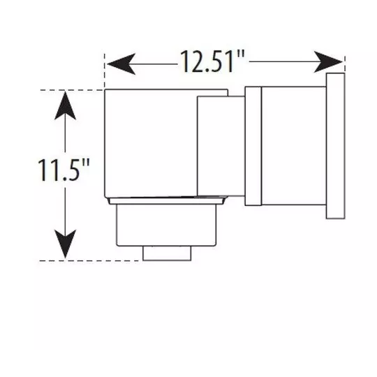 Waterway Wide Mouth Above Ground Pool Skimmer with Return Fitting