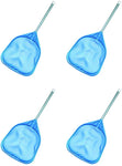 4) Hydrotools 8050 Swimming Pool Spa Tub 12" Aluminum Handle Leaf Net Skimmers