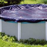 Swimline 28' Round Above Ground Winter Pool Cover Blue/Black - PCO832