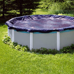 Swimline 28' Round Above Ground Winter Pool Cover Blue/Black - PCO832