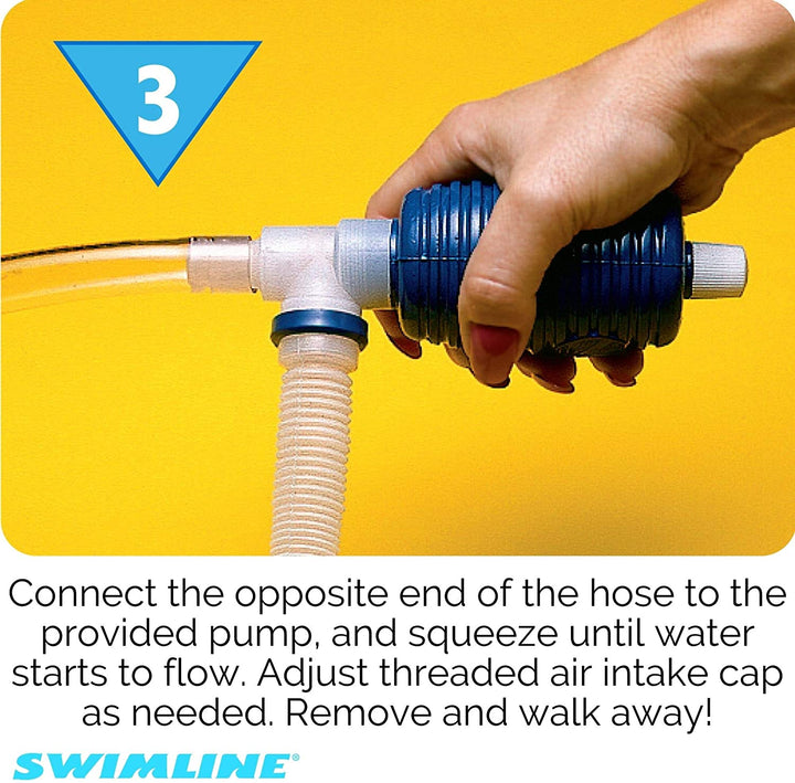 Swimline Hydrotools Water Siphon Pump for Pool Cover - 5436