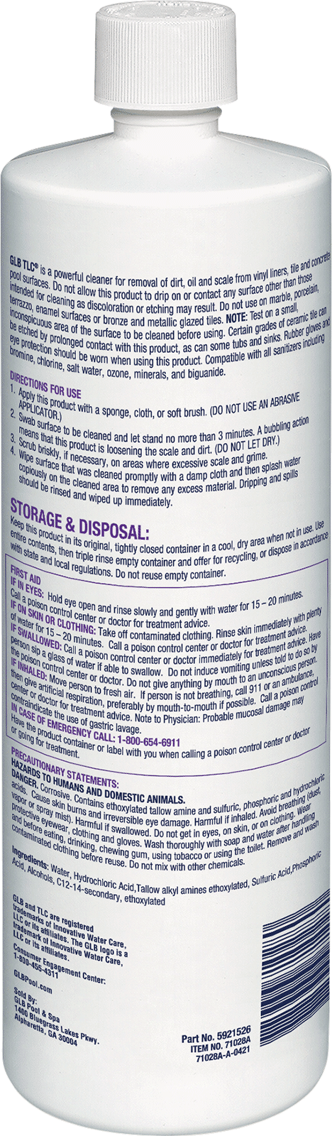 GLB TLC Surface Cleaner 32oz.