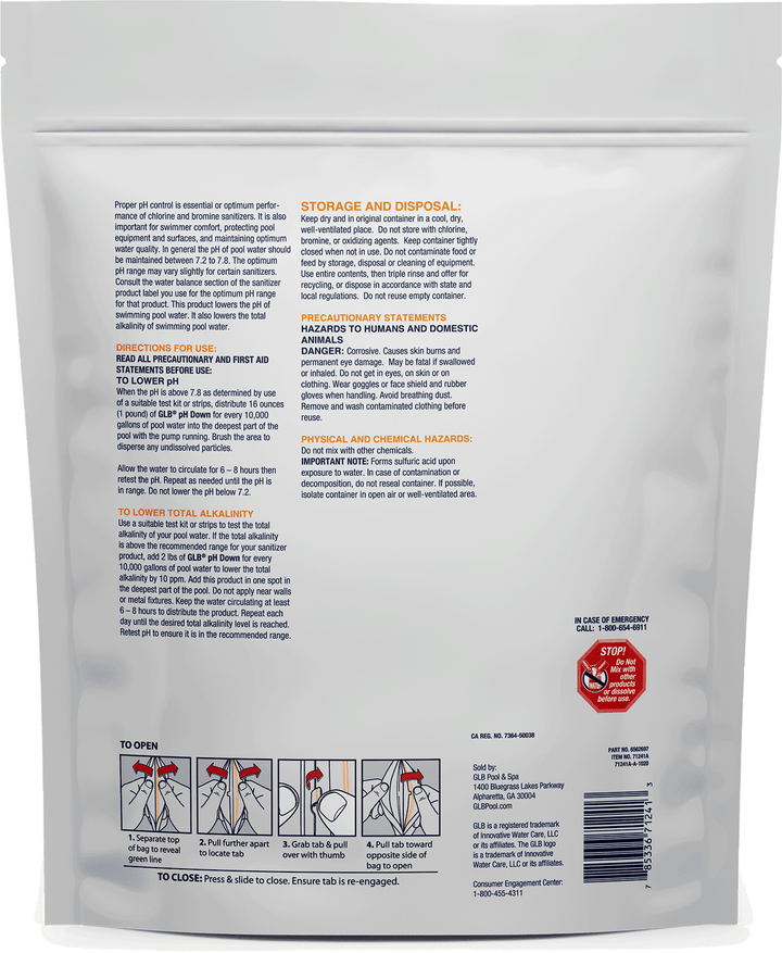 GLB pH Down 6 lb.