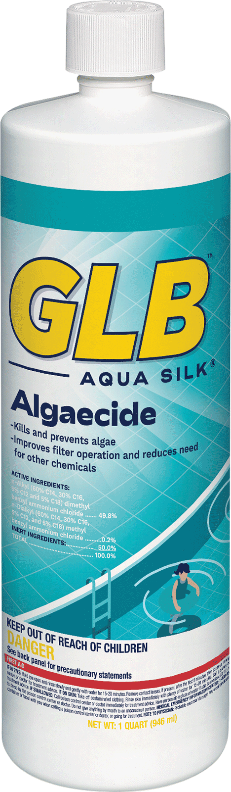 GLB Aqua Silk Algaecide 32oz.