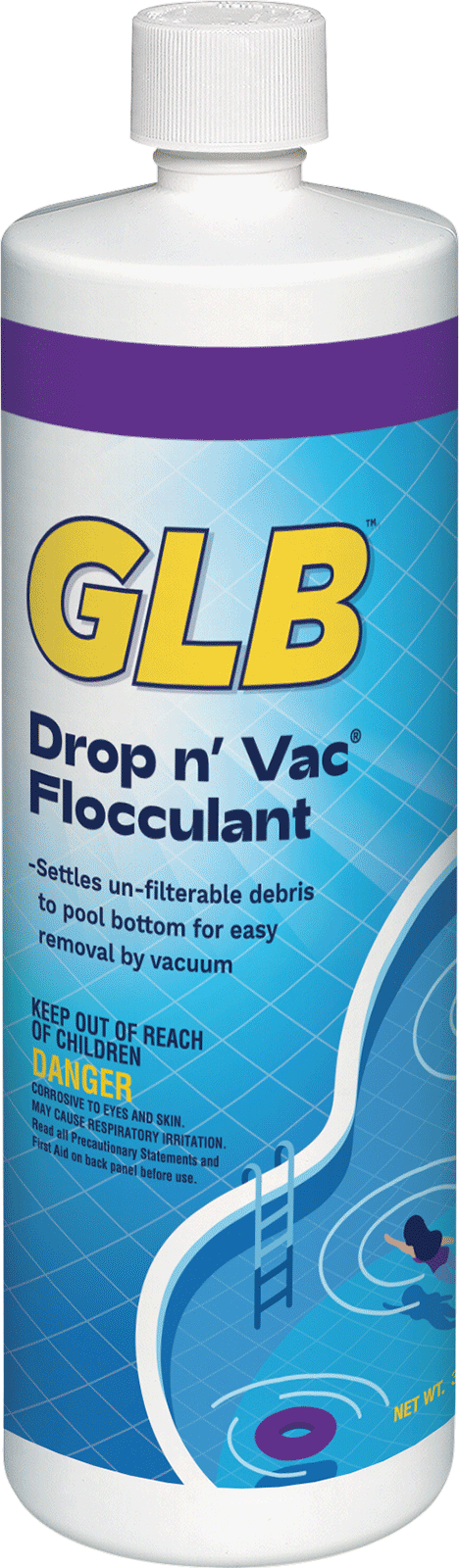 GLB Drop N Vac Flocculent 32oz.